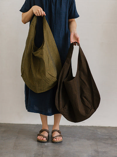 Vintage Worn Solid Light Shouder Bag